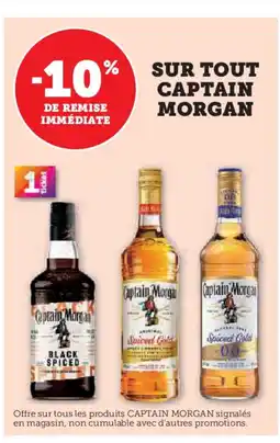 Hyper U CAPTAIN MORGAN Sur tout offre