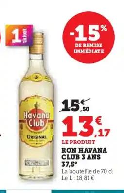 Hyper U Ron havana club 3 ans offre