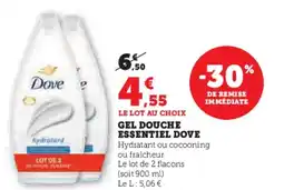 Hyper U DOVE Gel douche essentiel offre