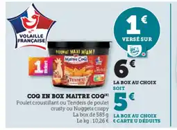 Hyper U MAITRE COQ Coq en box offre
