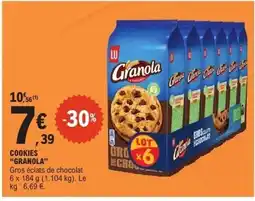E.Leclerc GRANOLA Cookies offre