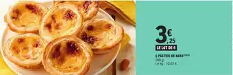 E.Leclerc 6 pasteis de nata offre