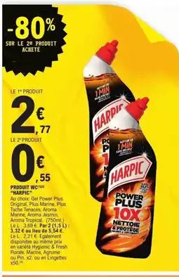 E.Leclerc HARPIC Produit wc offre