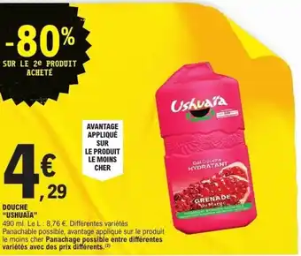 E.Leclerc USHUAÏA Douche offre
