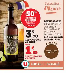 Hyper U SLASH Biere offre