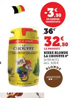 Hyper U LA CHOUFFE 8° Biere blonde offre