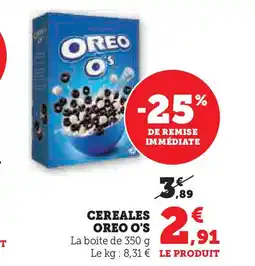 Hyper U OREO Cereales offre