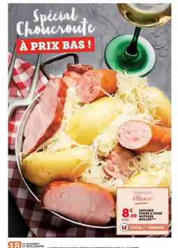 Hyper U Saucisse fumée à cuire muller offre