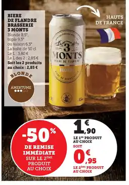 U Express 3 MONTS Biere de flandre brasserie offre