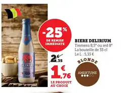 U Express DELIRIUM Biere offre