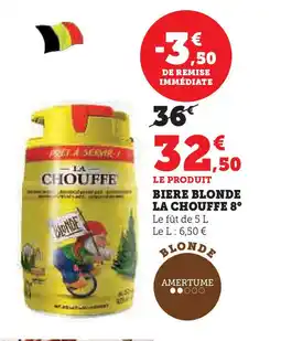U Express LA CHOUFFE 8° Biere blonde offre