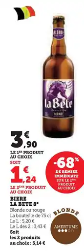 U Express LA BETE 8° Biere offre