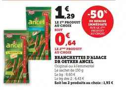 U Express DR OETKER Branchettes d'alsace ancel offre