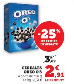U Express OREO'S Cereales or offre