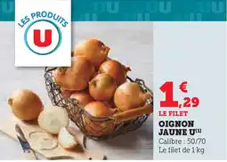 U Express U Oignon jaune offre