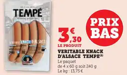 U Express TEMPE Veritable knack d'alsace offre