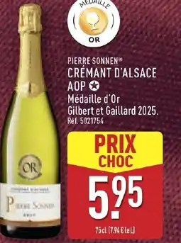 ALDI PIERRE SONNEN Crémant d'alsace aop offre