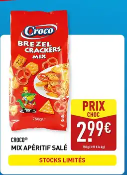 ALDI CROCO Mix apéritif salé offre