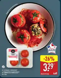 ALDI ST-CLÉMENT LE BOUCHER 4 tomates farcies offre