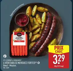 ALDI ST-CLÉMENT LE VOLAILLER 6 véritables merguez fortes offre