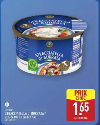 ALDI CUCINA Stracciatella di burrata offre