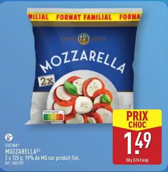 ALDI CUCINA Mozzarella offre