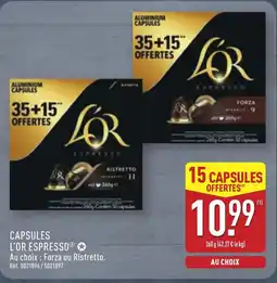 ALDI L'OR ESPRESSO Capsules offre