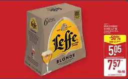 ALDI LEFFE Bière d'abbaye blonde 6,6° offre