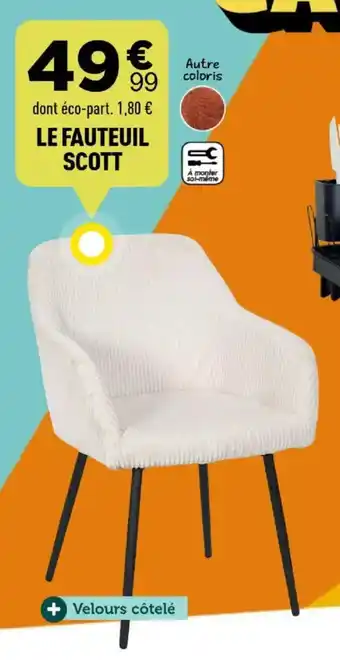 Centrakor Le fauteuil scott offre