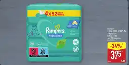 ALDI PAMPERS Lingettes bébé offre