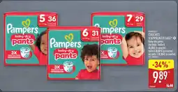 ALDI PAMPERS Couches d'apprentissage offre