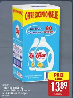 ALDI LE CHAT Lessive liquide offre