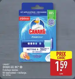 ALDI CANARD Disque gel wc offre
