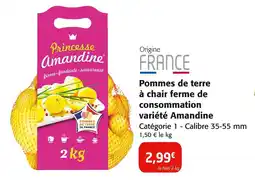 Colruyt Pommes de terre à chair ferme de consommation variété Amandine offre
