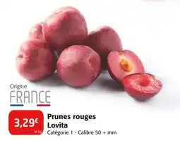 Colruyt Prunes rouges Lovita offre