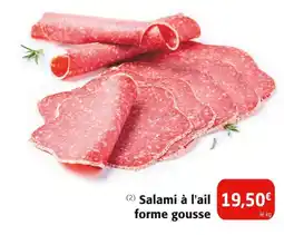 Colruyt Salami à l'ail forme gousse offre