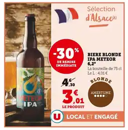 U Express METEOR Biere blonde IPA Meteor 6,2° offre