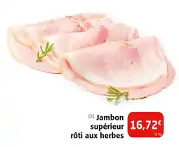 Colruyt Jambon supérieur rôti aux herbes offre