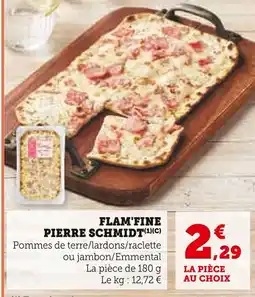U Express Pierre Schmidt Flam'fine offre