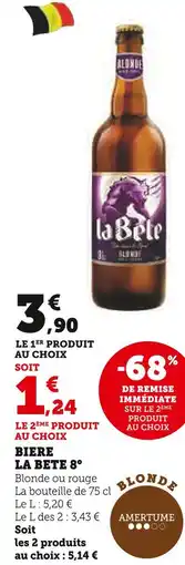U Express La Bete BIERE 8° offre