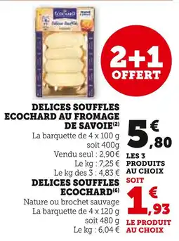 U Express Ecochard Delices souffles au fromage de Savoie offre