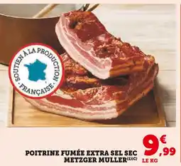 U Express METZGER MULLER Poitrine fumée extra sel sec offre