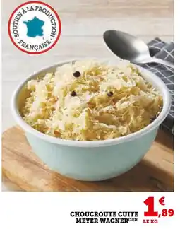 U Express MEYER WAGNER Choucroute cuite offre