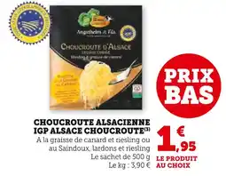 U Express Alsace Choucroute Choucroute Alsacienne IGP offre