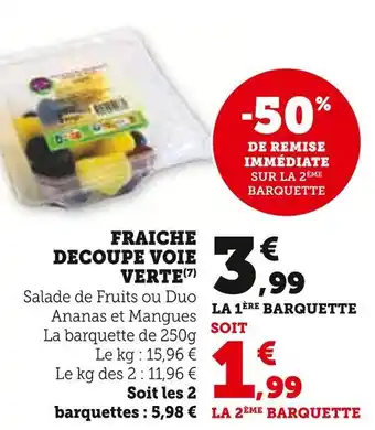 U Express Voie Verte Fraiche Decoupe offre