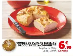 U Express PRODUITS DE LA CIGOGNE TOURTE DE PORC AU RIESLING offre