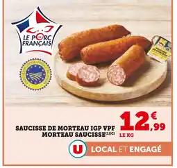U Express Morteau Saucisse Saucisse de Morteau IGP VPF offre