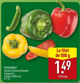 ALDI Poivrons offre