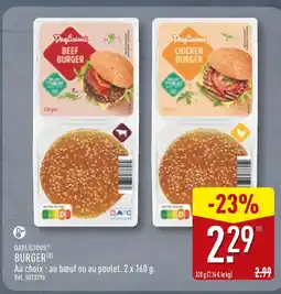 ALDI DAYLICIOUS BURGER offre
