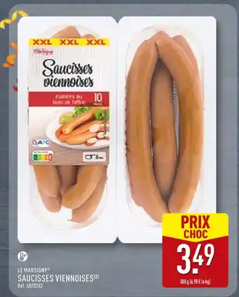 ALDI LE MARSIGNY Saucisses viennoises offre